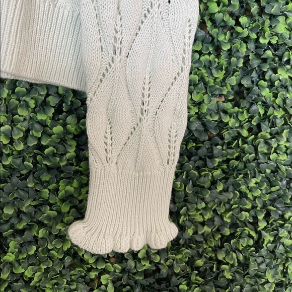 Sandy Liang x Target Floral Embroidered Collared Pullover Sweater - Picture 6 of 10